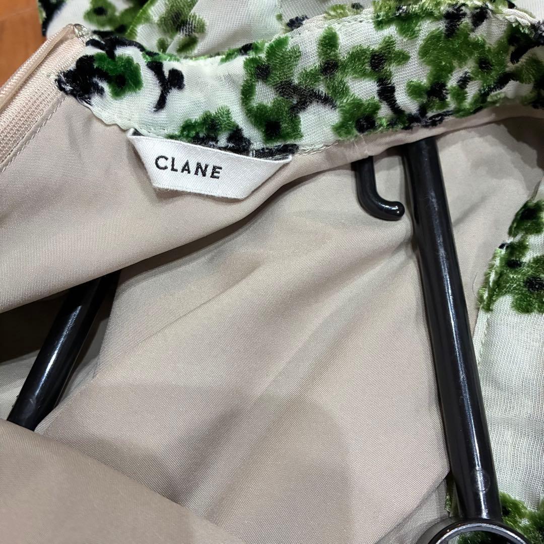 CLANE FLORET OPAL ワンピース 2/M グリーン