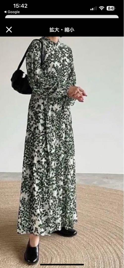 CLANE FLORET OPAL ワンピース 2/M グリーン