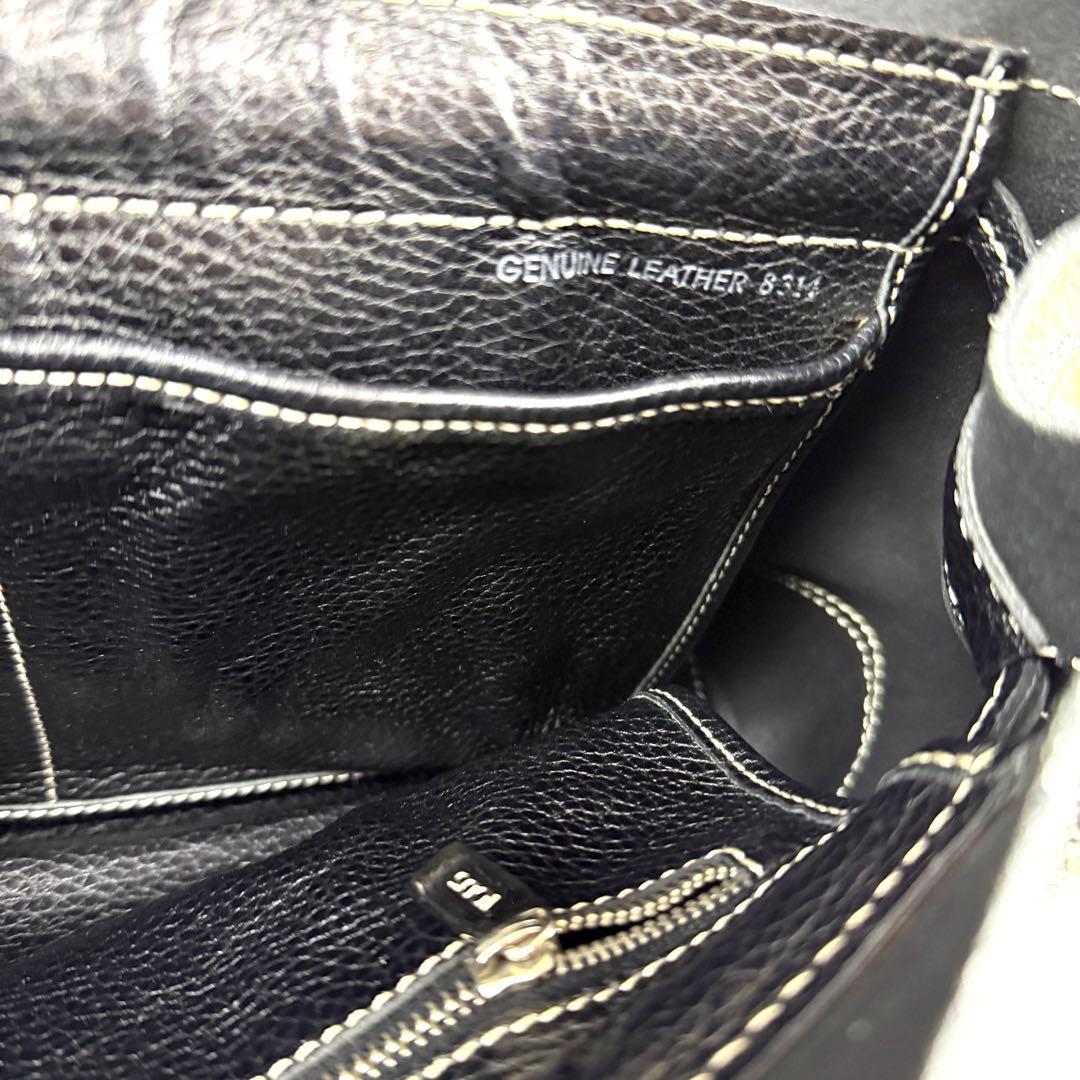 正規品 TOD’S トッズ Dバッグ ロゴ トートバッグ 肩掛け A4可 黒