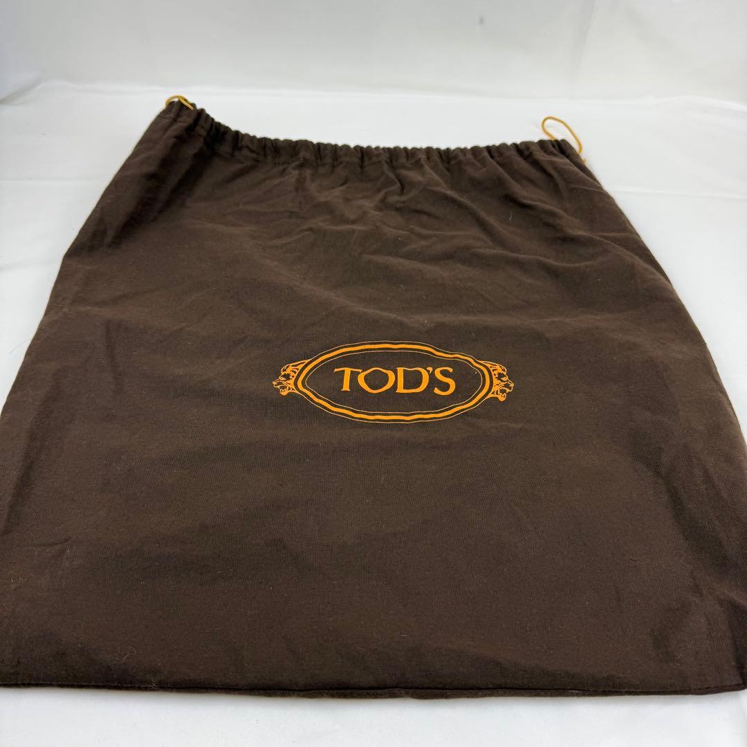 正規品 TOD’S トッズ Dバッグ ロゴ トートバッグ 肩掛け A4可 黒