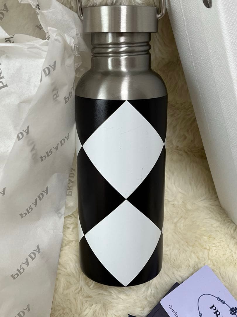 【未使用】PRADAプラダ｜タンブラー·水筒·ステンレス（箱あり）