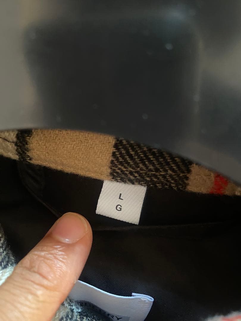 2022SS 極美品 現行 バーバリー パッチワーク チェックシャツ ジャケット