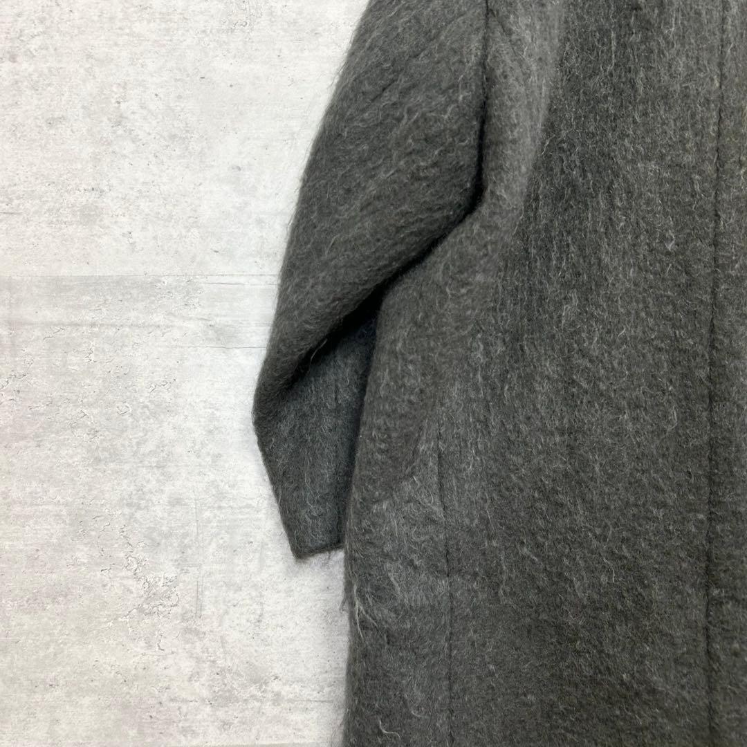 美品 UNCRAVE アンクレイヴ シャギーオーバーコート　ロングコート