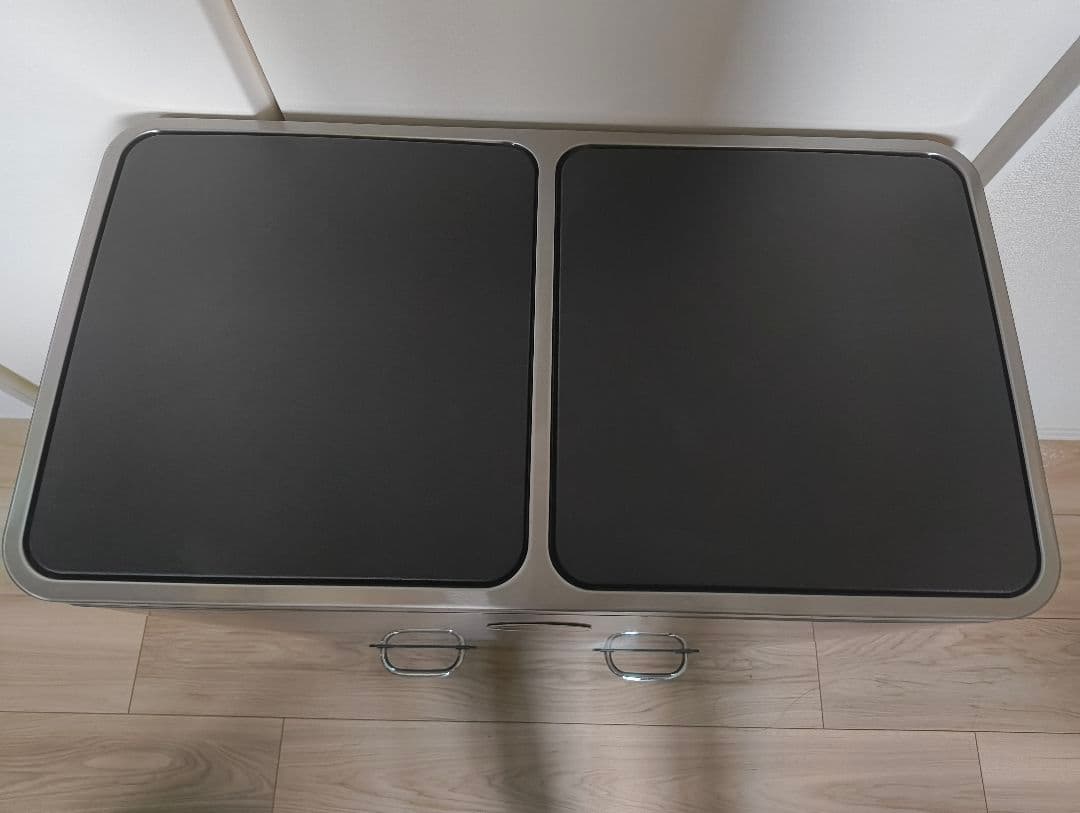 DULTON ごみ箱 2コンパートメント ビン 30L ステンレス ダルトン