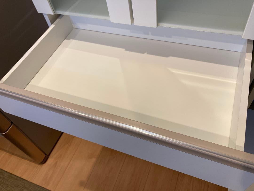 ※うさまる※ニトリ　食器棚 SK1860 WH