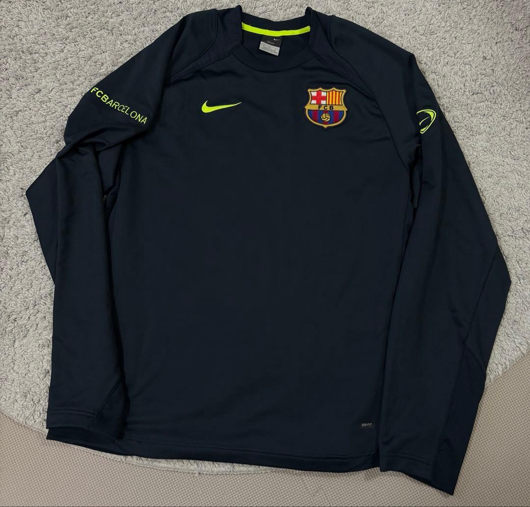 NIKE FC BARCELONA 長袖 トレーニングシャツ　ナイキ　バロセロナ