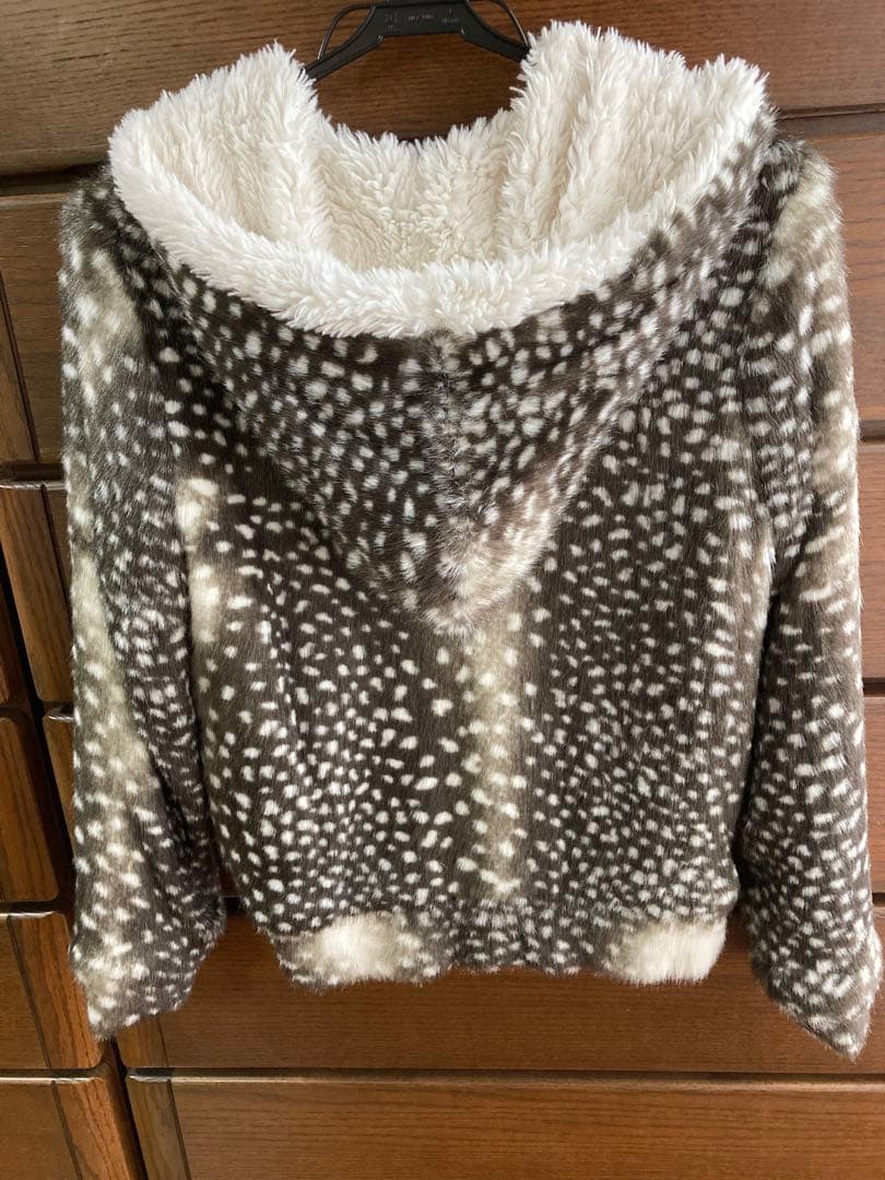 TSUMORI CHISATO フード付きファーコート