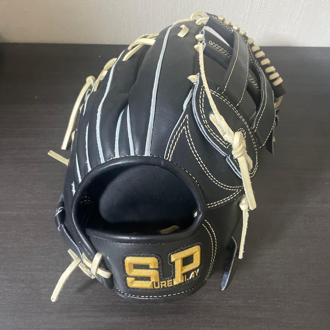 SP プレイグローブ 黒/黄