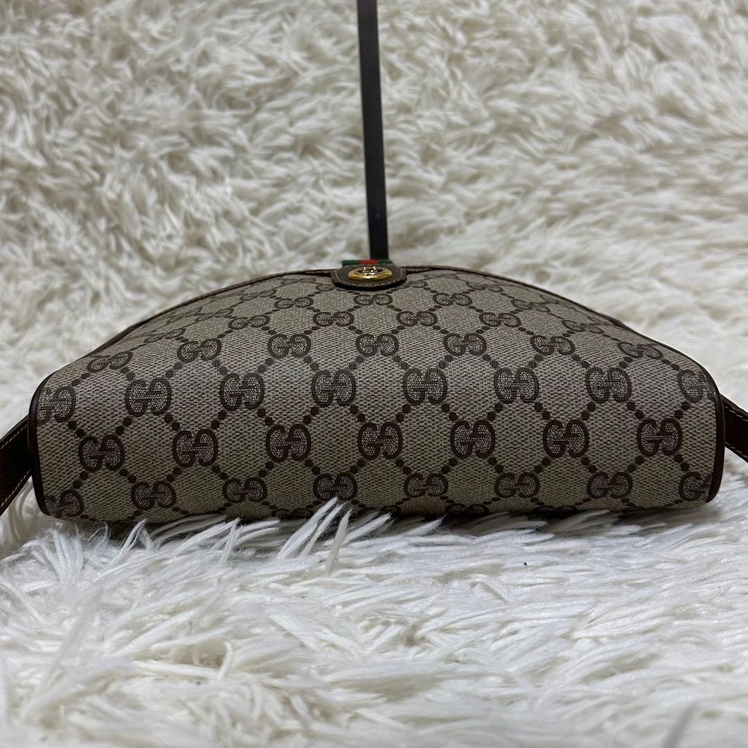 値下げ オールドグッチ GG 金具 レザー ショルダーバッグ シェリーライン