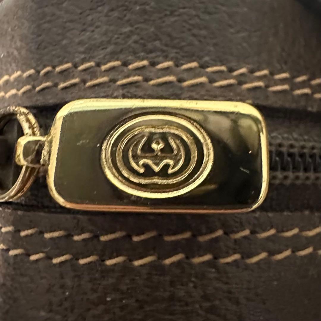 値下げ オールドグッチ GG 金具 レザー ショルダーバッグ シェリーライン