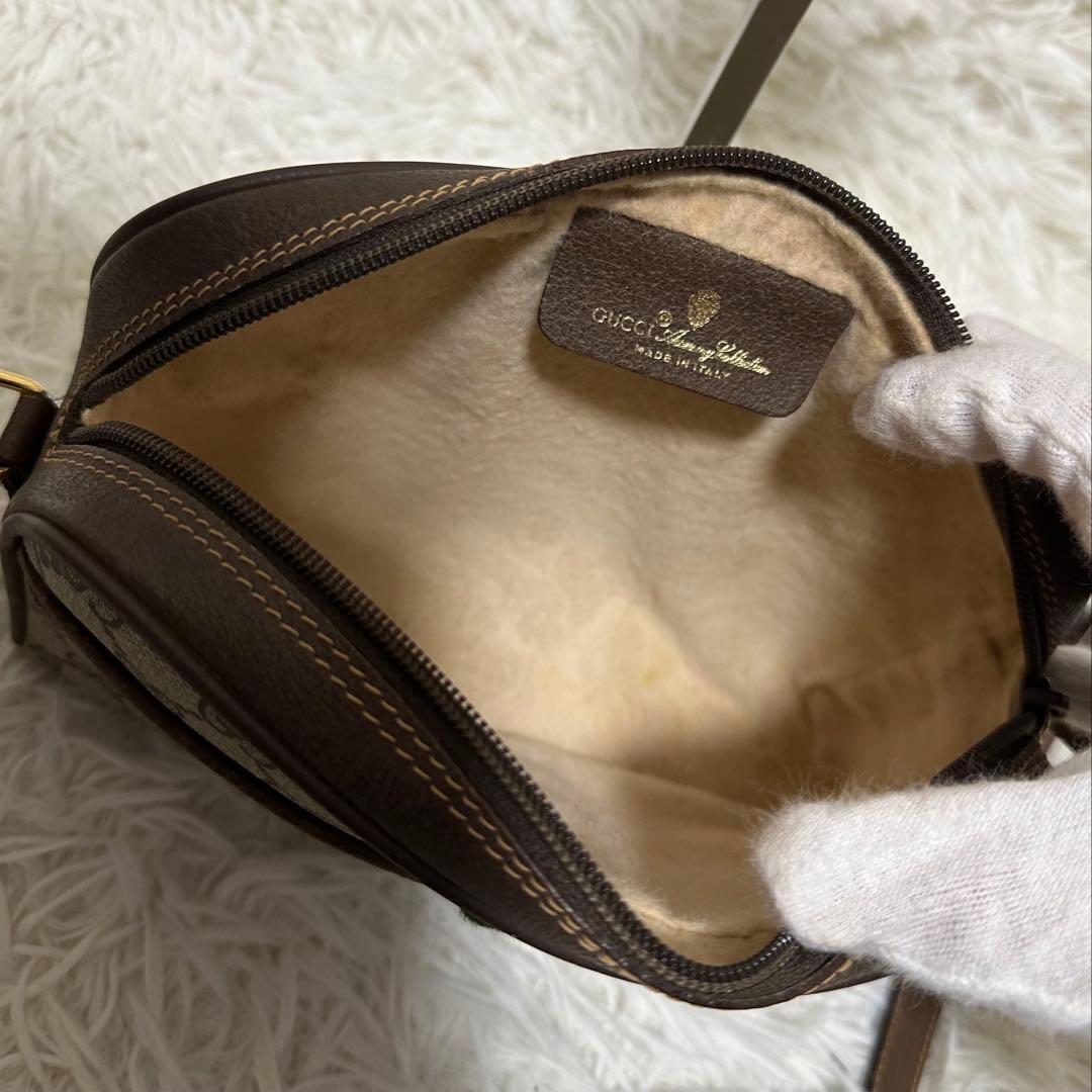 値下げ オールドグッチ GG 金具 レザー ショルダーバッグ シェリーライン