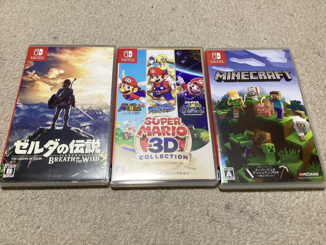 ゼルダの伝説 ブレス オブ ザ ワイルド 他 3本セット