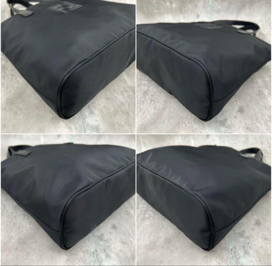 【美品】 フェンディ トートバッグ FF ナイロン