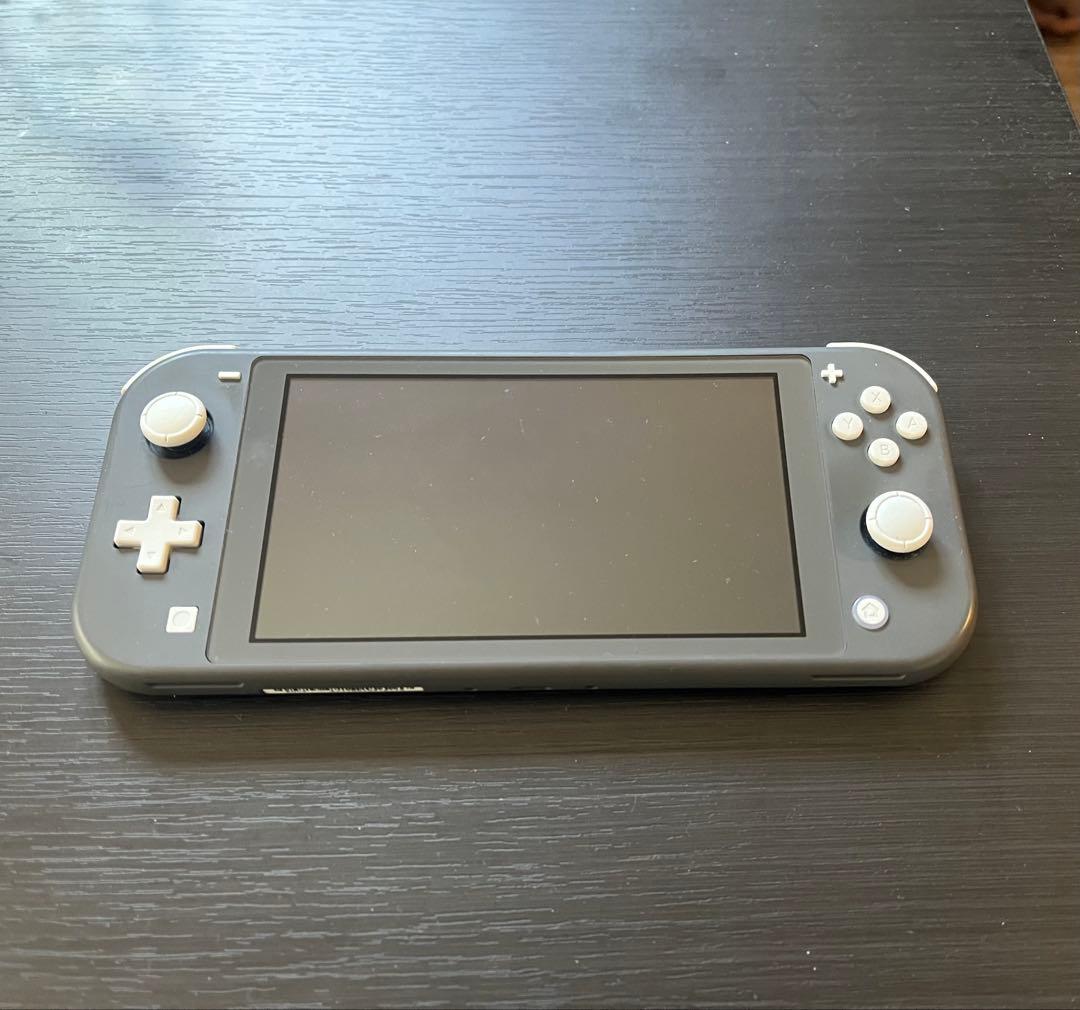 【初期化済・純正充電器有・美品】Nintendo Switch Liteグレー