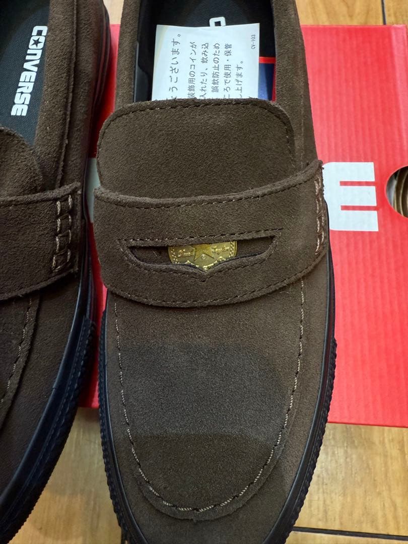 ✨新品・本革✨コンバース オールスター ローファー スエード 紳士靴