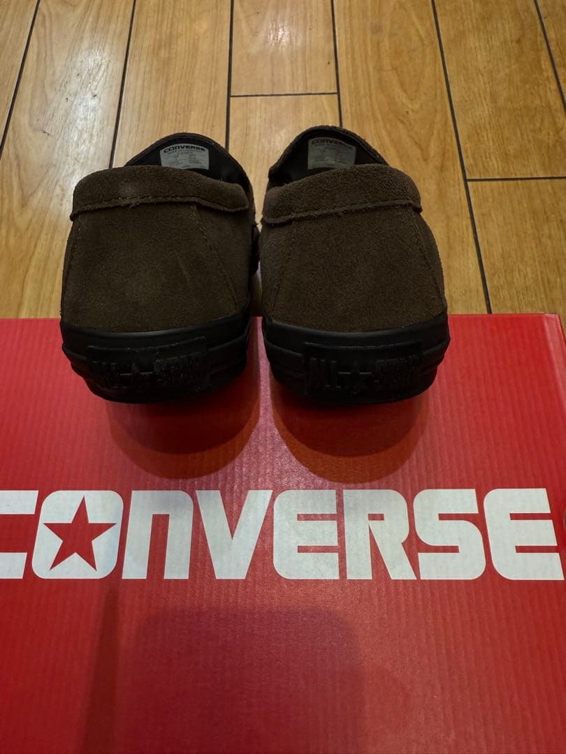 ✨新品・本革✨コンバース オールスター ローファー スエード 紳士靴