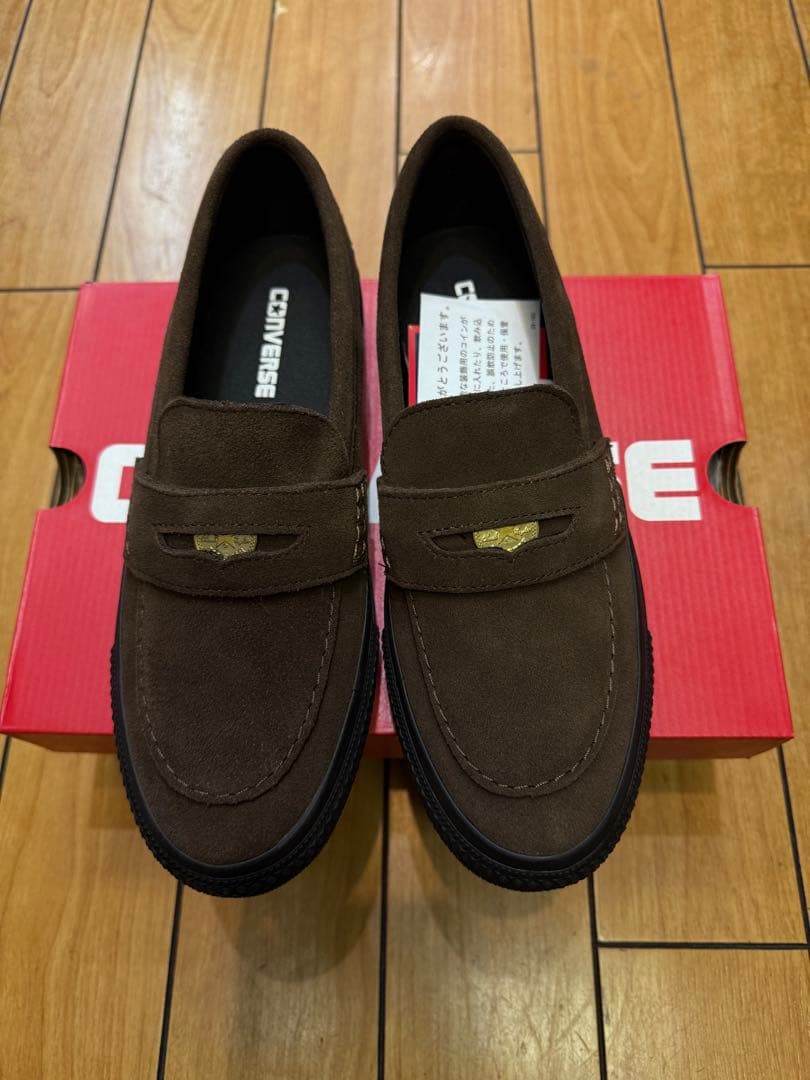 ✨新品・本革✨コンバース オールスター ローファー スエード 紳士靴