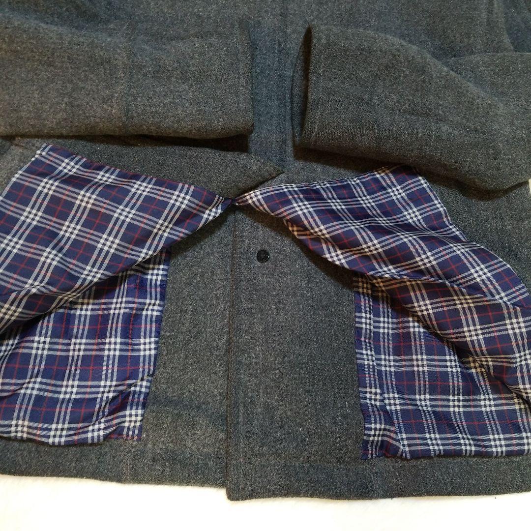 ブラックレーベルクレストブリッジ　コート　CBチェック　ダークグレー　L