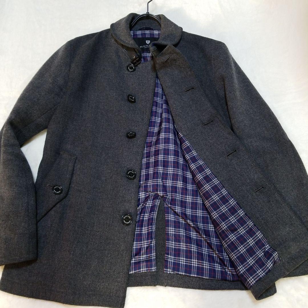 ブラックレーベルクレストブリッジ　コート　CBチェック　ダークグレー　L