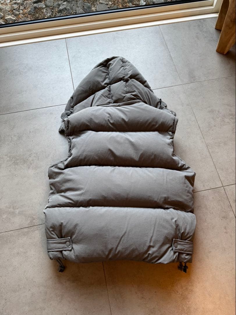 DIESEL W-ROLF-SL-NW XL グレー ダウンベスト