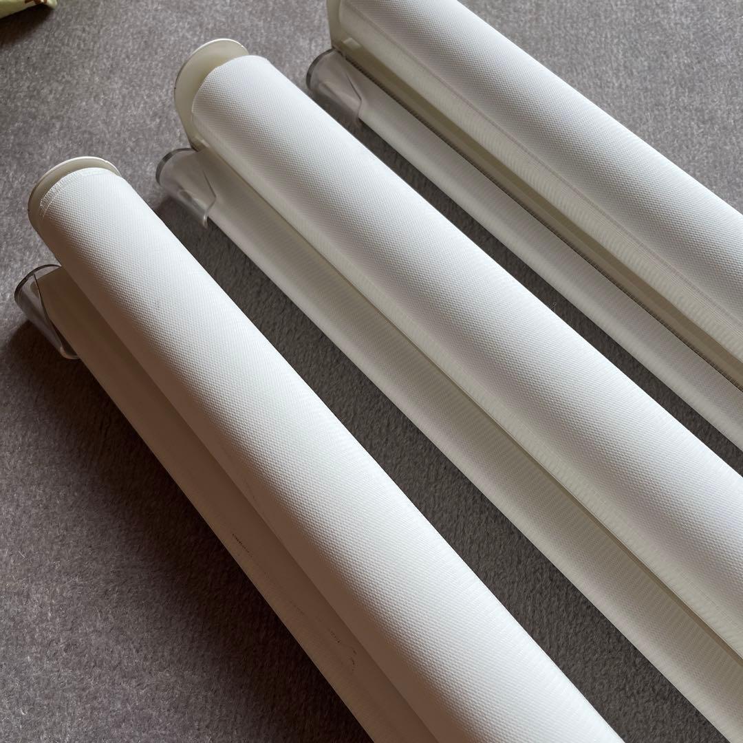 ニトリ　調光ロールスクリーン(コンビ3WH 80x220)