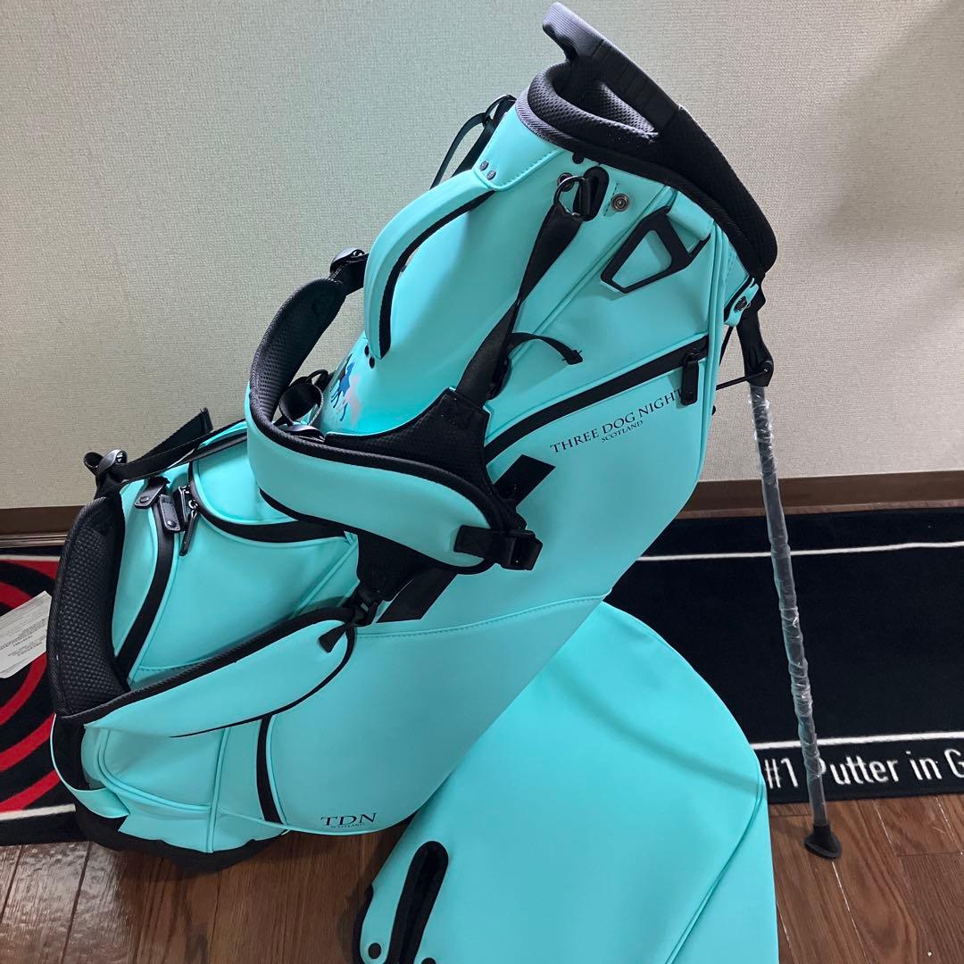 新品 TDN GOLF スコットランド発 プレミアム スタンドバッグ ブルー