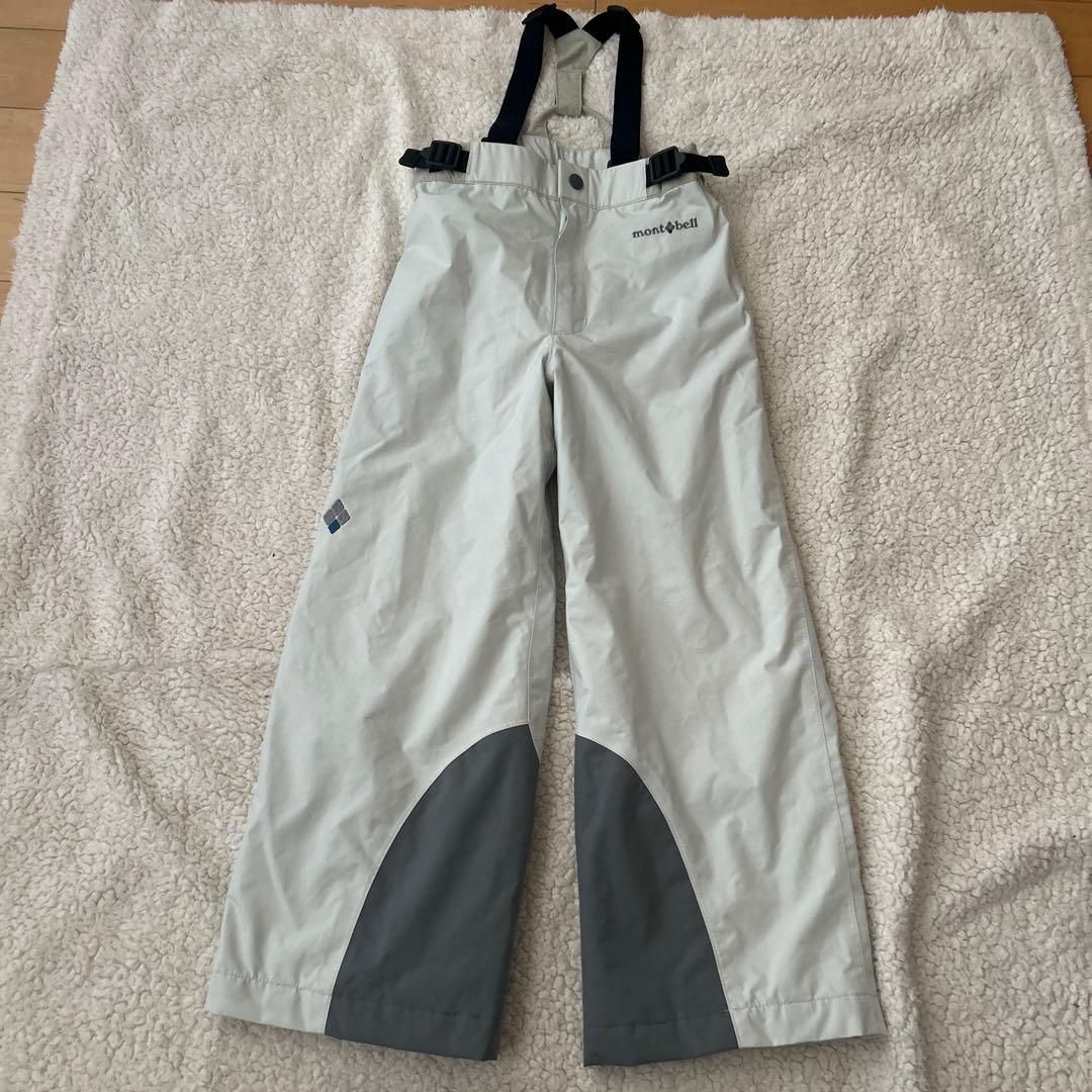 美品120 mont-bell モンベル スキー　スノーボードウェア　上下セット
