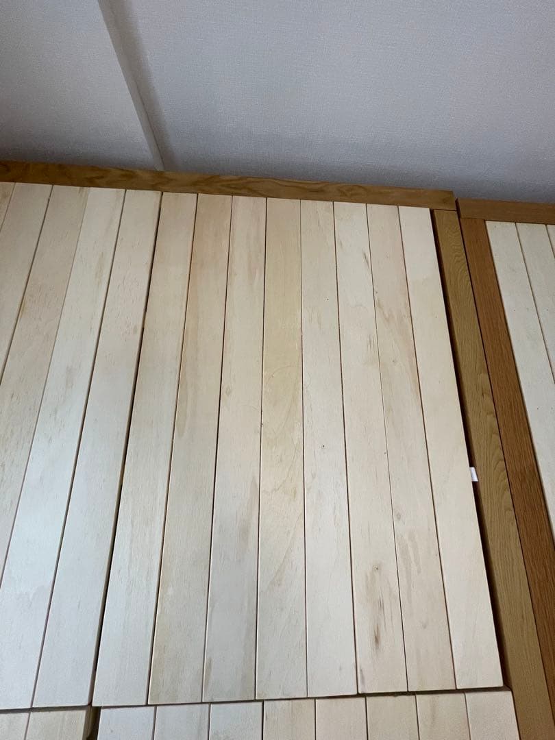 セミダブルベッドフレーム　無印良品　すのこ