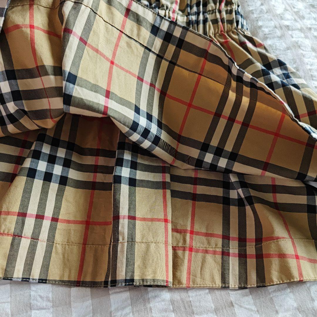 Burberry チェック柄 ノースリーブワンピース 104cm