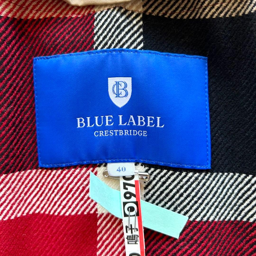 【美品】ブルーレーベルクレストブリッジ　トレンチコート　ベージュ　ライナー付　L