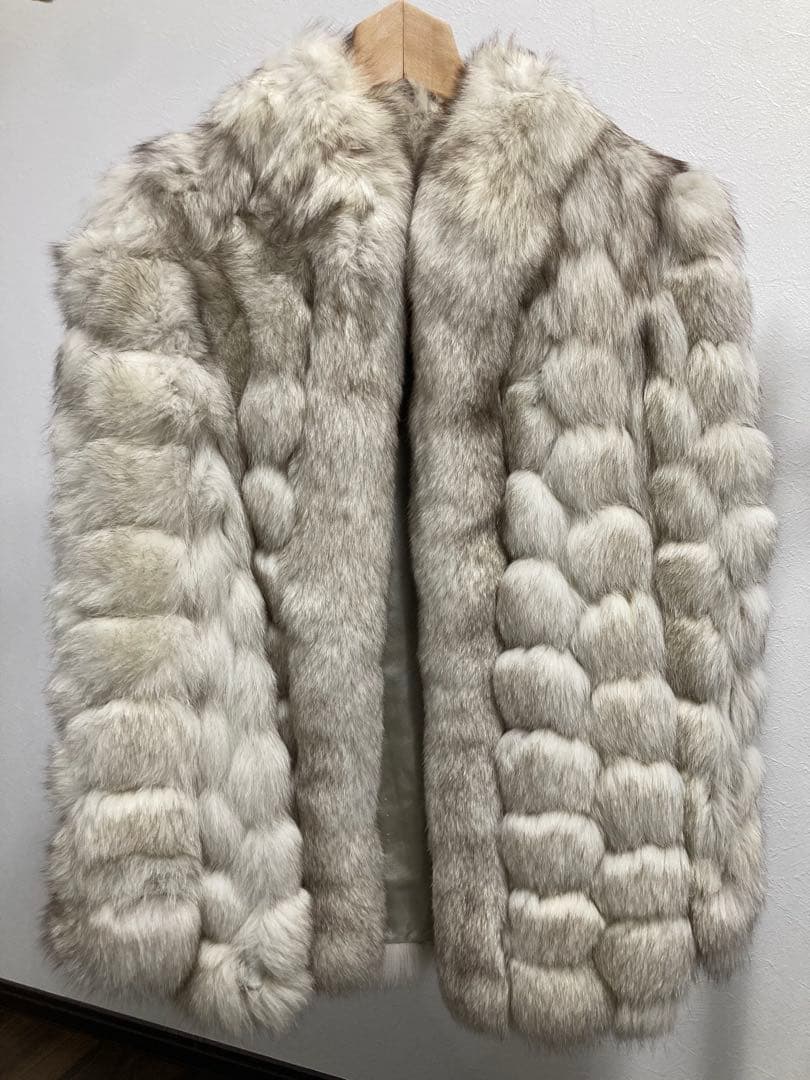 ファーコート 毛皮 EMBA エンバ FOX 産地 ノルウェー 日本製 11号