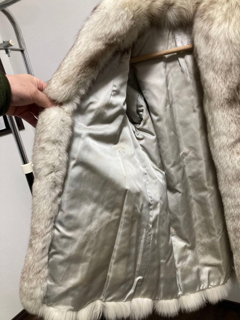 ファーコート 毛皮 EMBA エンバ FOX 産地 ノルウェー 日本製 11号