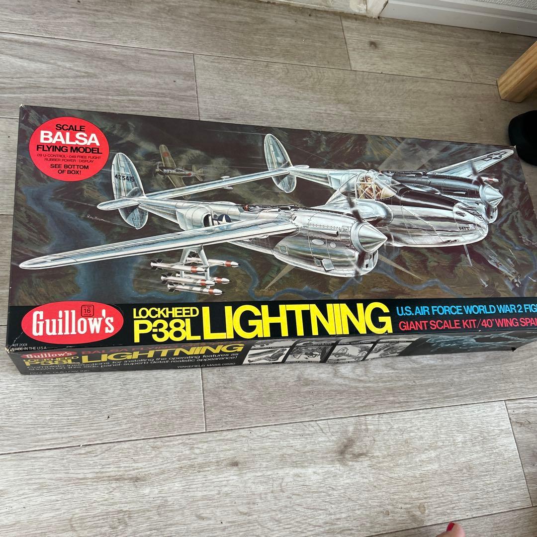 k*3様 Guillow's Lockheed P-38L Lightning