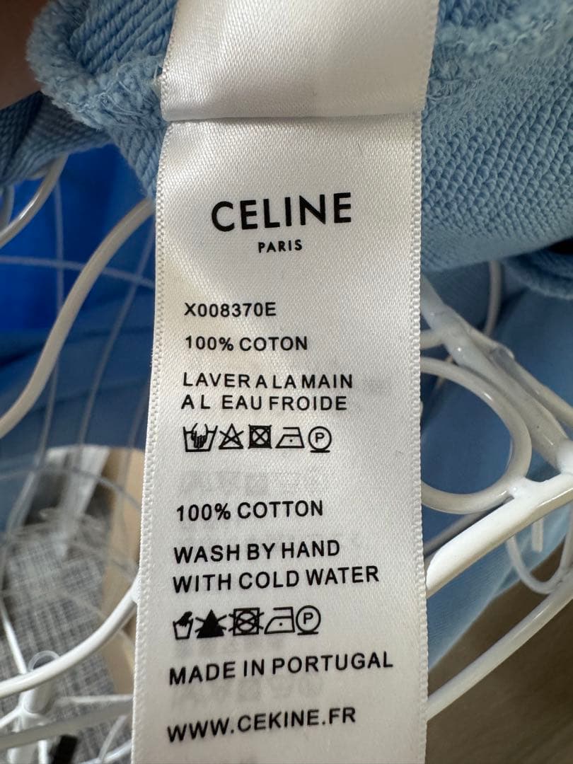 CELINE ライトブルー スウェット S