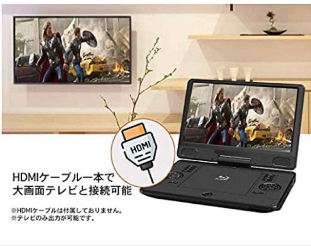 アグレクション　ポータブルブルーレイディスクプレーヤー SU-12PB