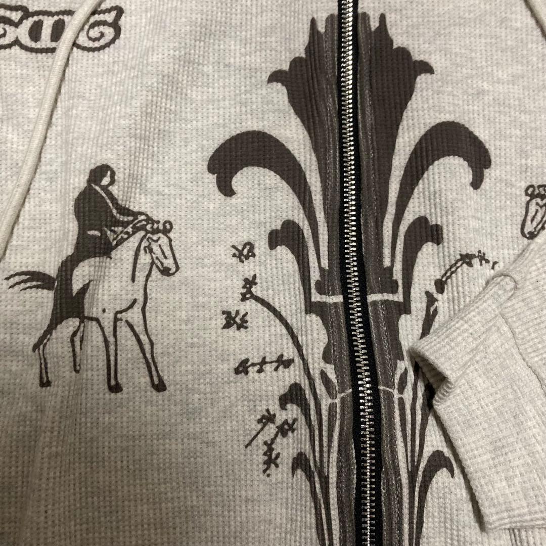 toomuchmax アートプリント ジップパーカー