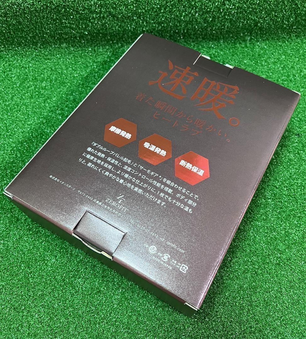 25モデル　ZEROFIT 速暖。HEATRUB モックネック XL ブラック