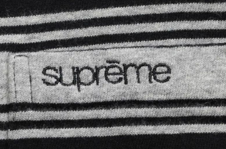 トップス supreme Stripe Pocket L/S Top size:M