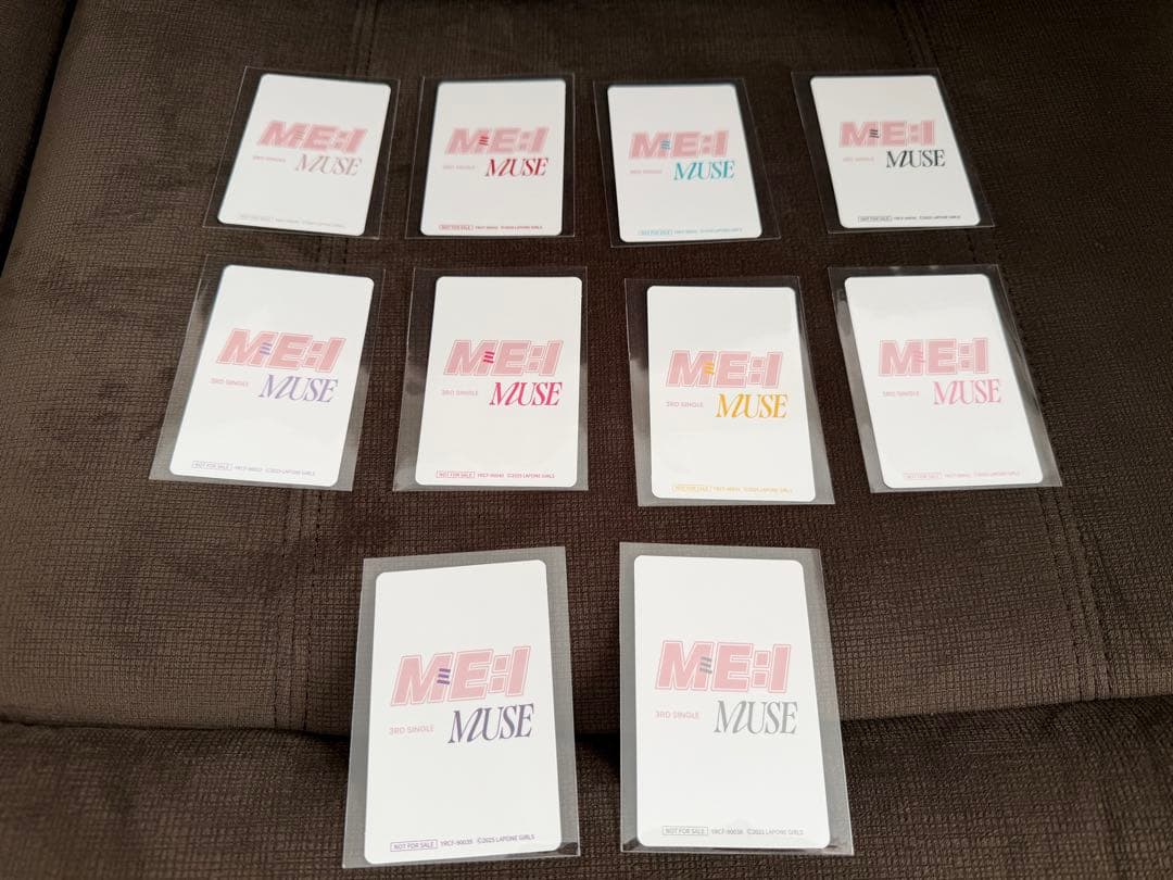 ME:I MUSE FC盤CD 全員セット（トレカ・ブロマイド）