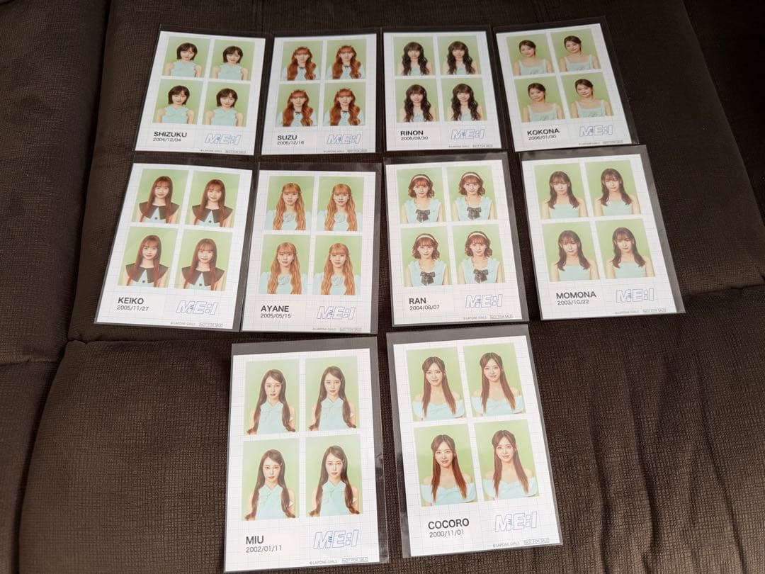 ME:I MUSE FC盤CD 全員セット（トレカ・ブロマイド）