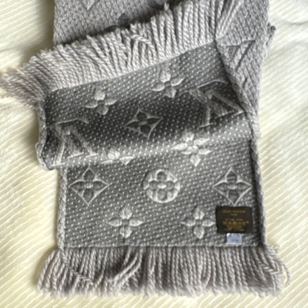 ❤️美品！お洒落なルイヴィトン　マフラー　グレー系