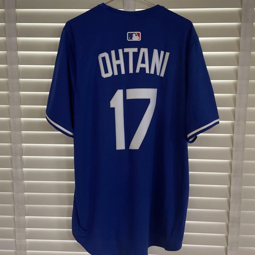 t*u様 ドジャースDodgers ユニフォーム 青 17 番♪大谷選手