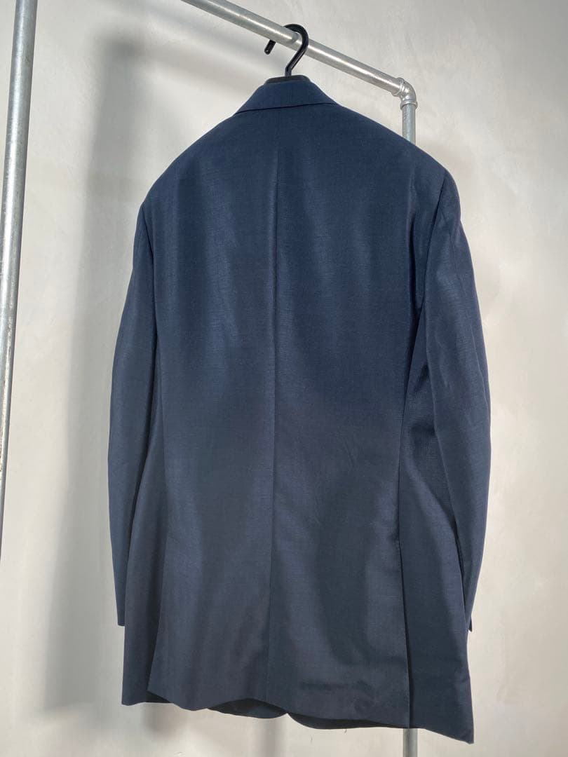 HERMES Archive スーツ　モヘヤ　ネイビー 48