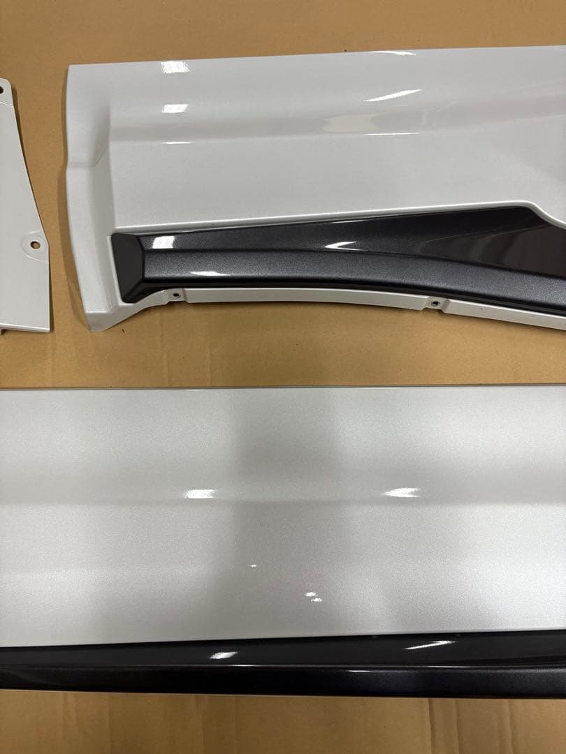 子*A様 右側新品+左側中古　トヨタ　80ハリアー モデリスタ　サイドスカート0