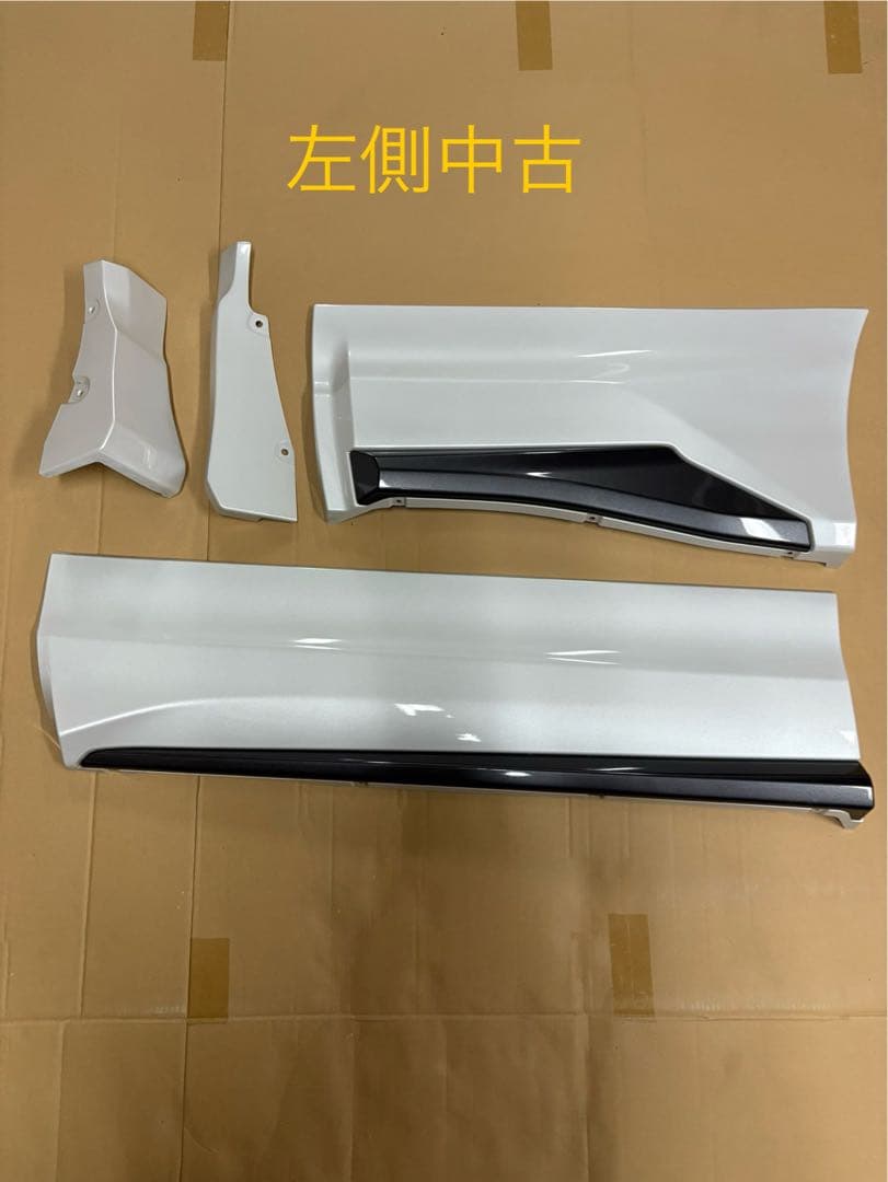 子*A様 右側新品+左側中古　トヨタ　80ハリアー モデリスタ　サイドスカート0