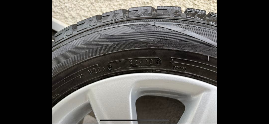 ダンロップ　（WINTER MAXX 185/60 R15）トヨタ純正ホイール付