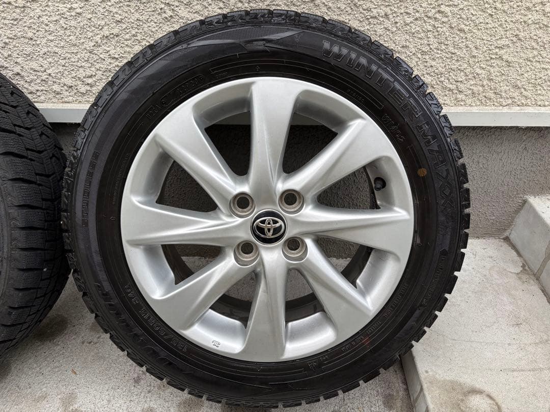 ダンロップ　（WINTER MAXX 185/60 R15）トヨタ純正ホイール付