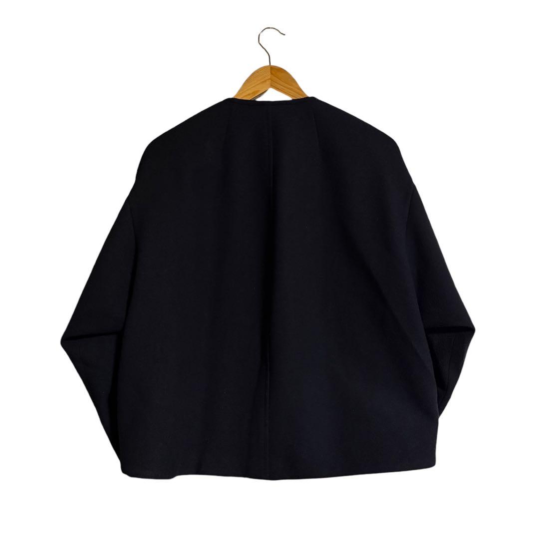 【美品】VIRINA ヴィリーナ メイシージャケット ノーカラージャケット　S