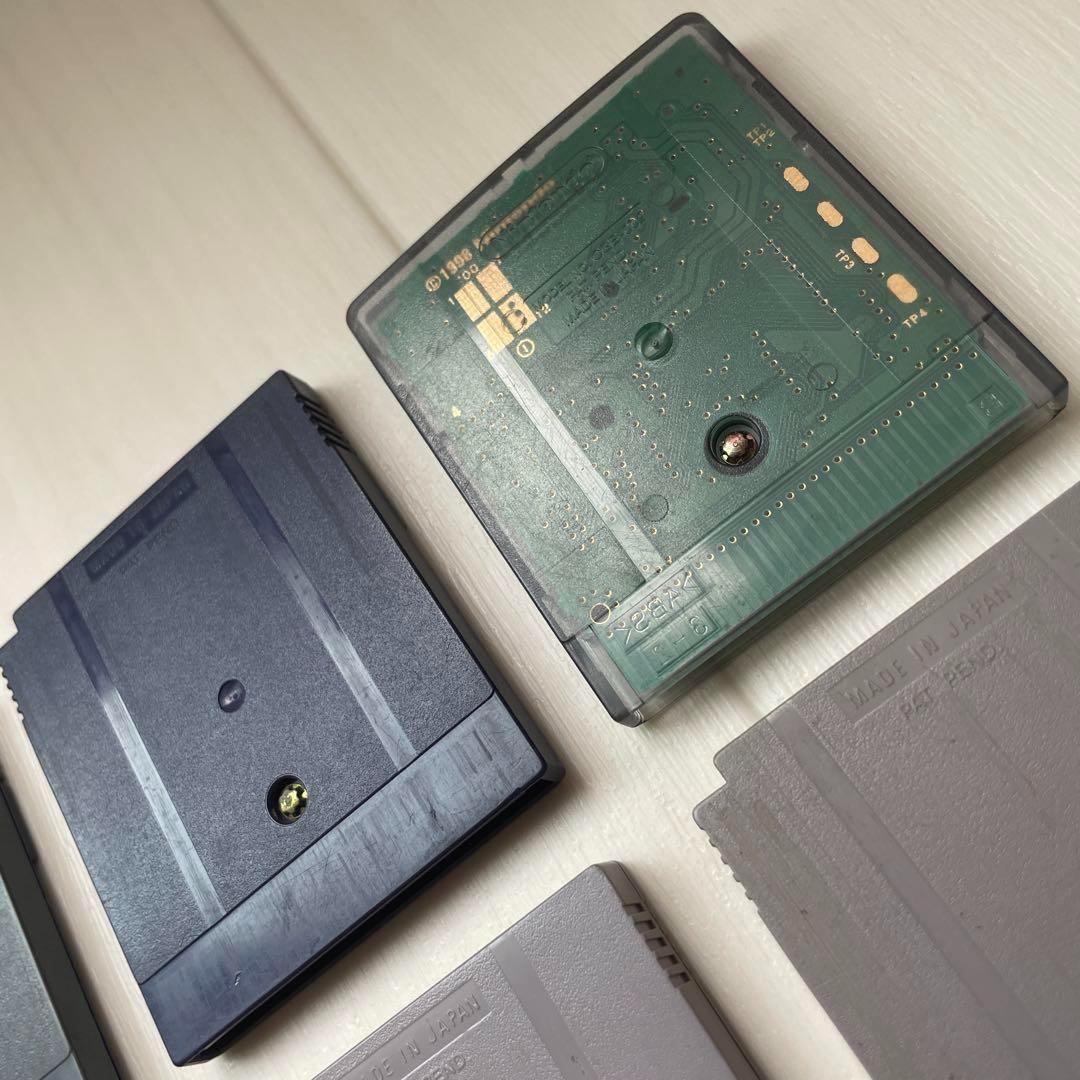 ゲームボーイGBポケモンPokémonカメラ赤黄緑金銀ポケモンパネポン6本セット