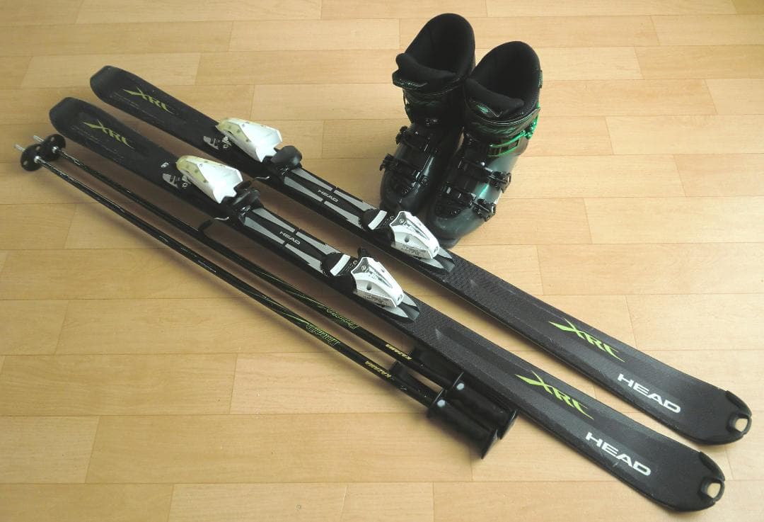 ■■送料無料■HEAD＋Hart■スキーフルセット■板142靴25■メンテ付■■